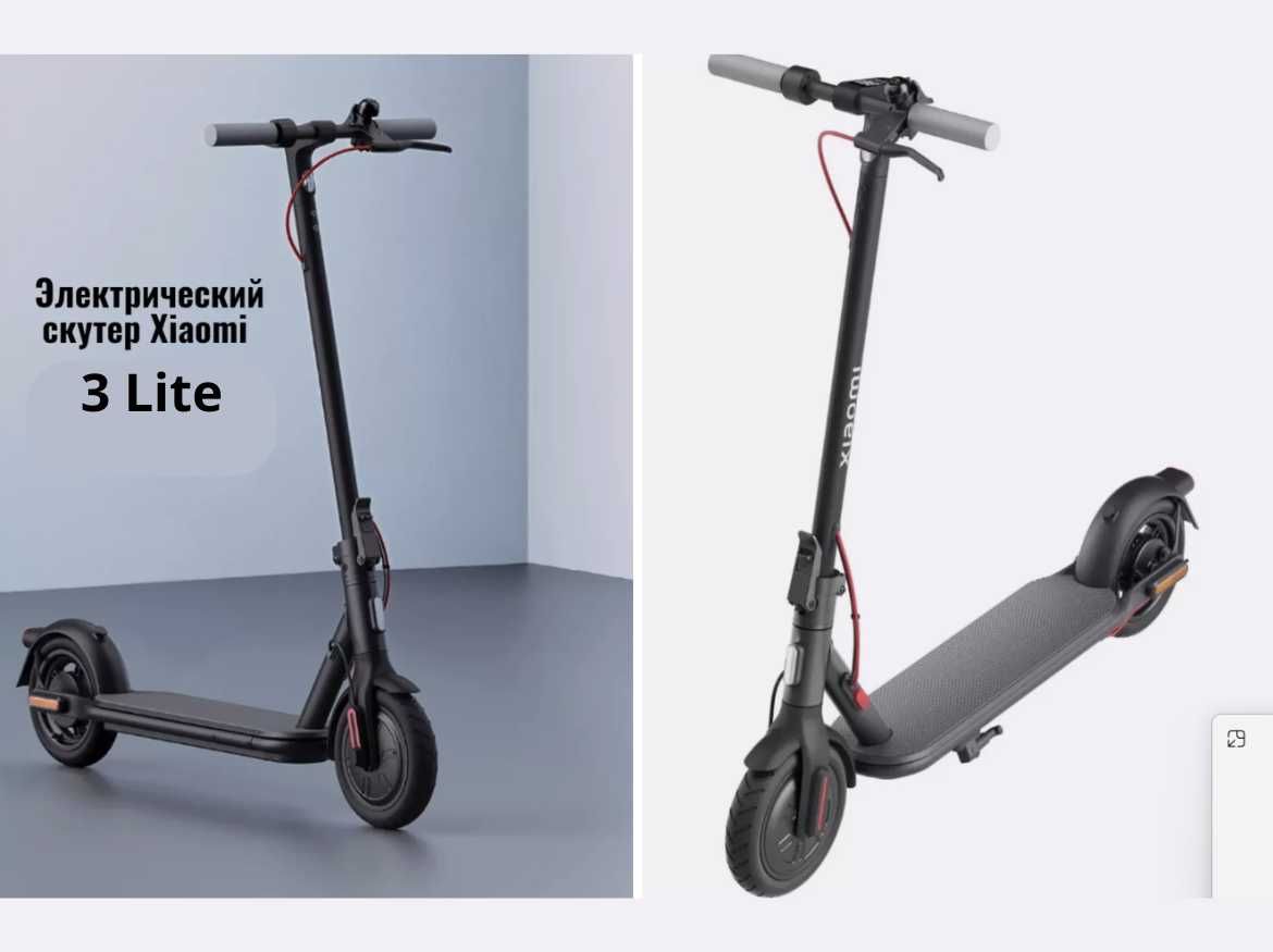 Электросамокат Xiaomi Mi Electric Scooter 3 Lite черный Elektr skuter