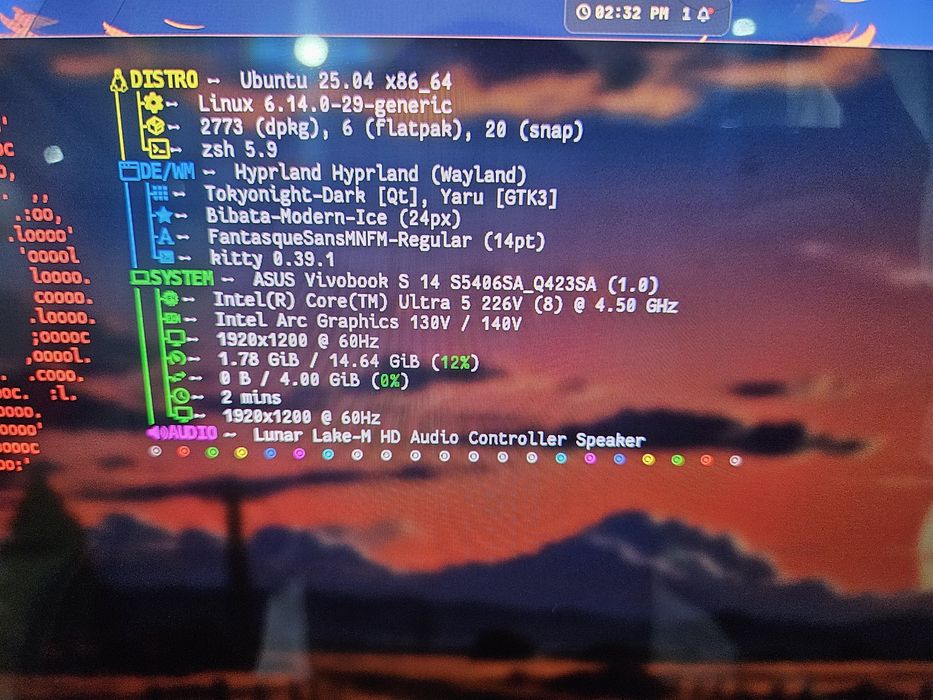 Asus Vivobook S14 Ultra 5 226V 16/256GB