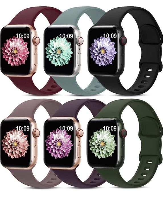 Curea Husa Silicon Soft Colorat Incarcator Ceas Apple Serie 1-10 Ultra