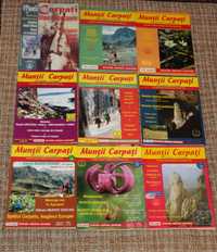 Revista Muntii Carpati Muntii nostri ghiduri turistice pliante reclame