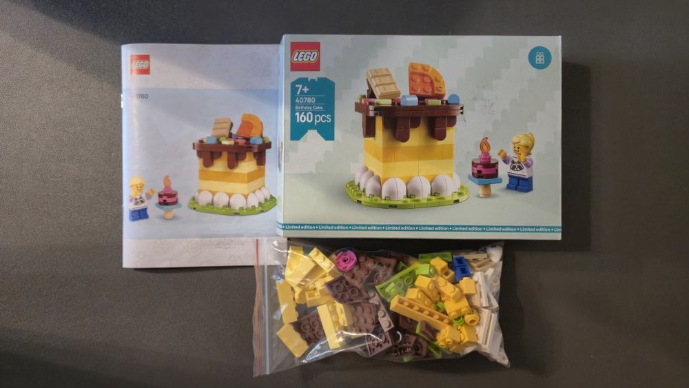 Lego 40780, праздничный торт