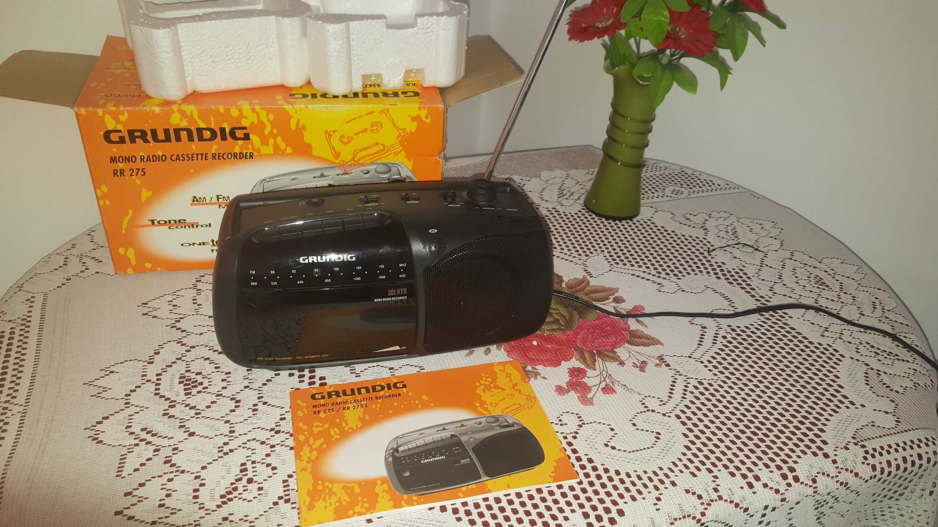 Radio casetofon Grundig RR275 nou la cutie (Germania)