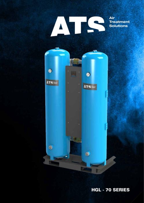 Uscatoare aer prin Adsorbtie -40”C / -70”C Productie Italia