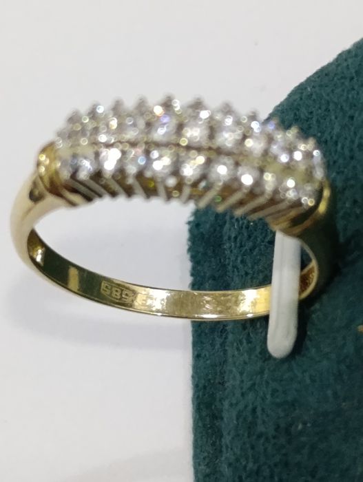 Золотое кольцо, новые бренды, Alfa gold .вес  2,88 гр. Проба