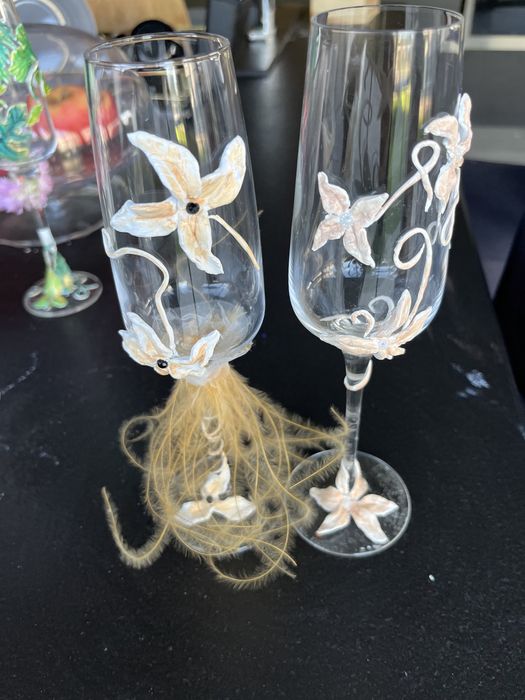 Pahare 3D unicat , nunta, botez, majorat ,