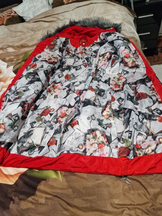 Geaca lunga de iarna matlasata