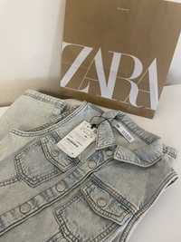 Zara новое джинсовое платье размер 11-12 лет