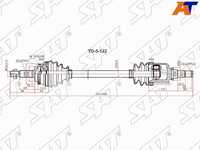 Привод в сборе Toyota Allex