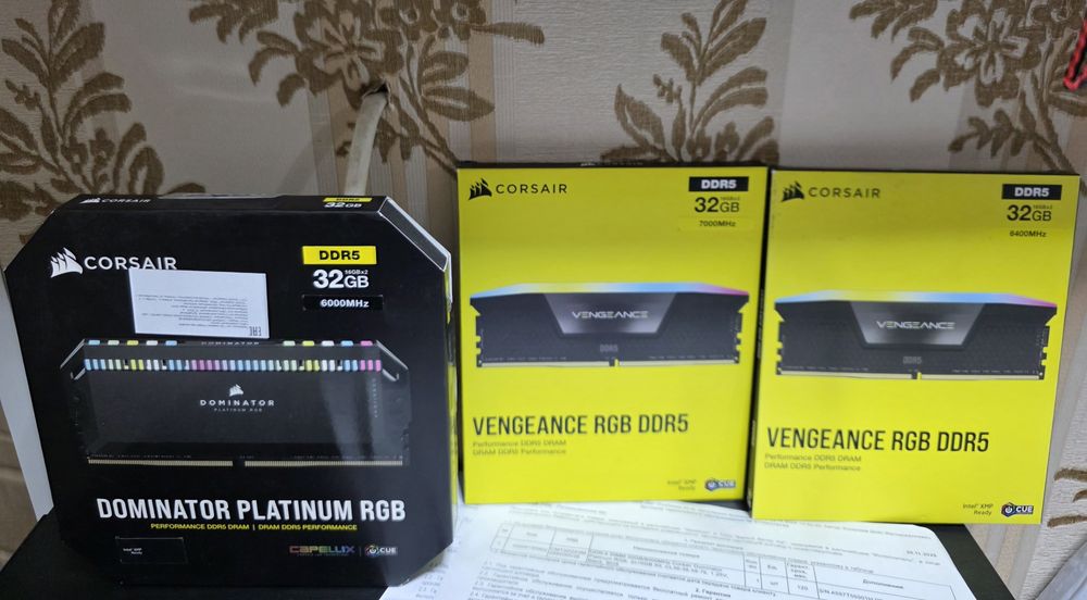 Оперативная память ddr5 32gb 3 комплекта