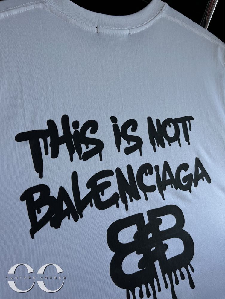 Tricou Balenciaga • Calitate Top • This Is Not Balenciaga