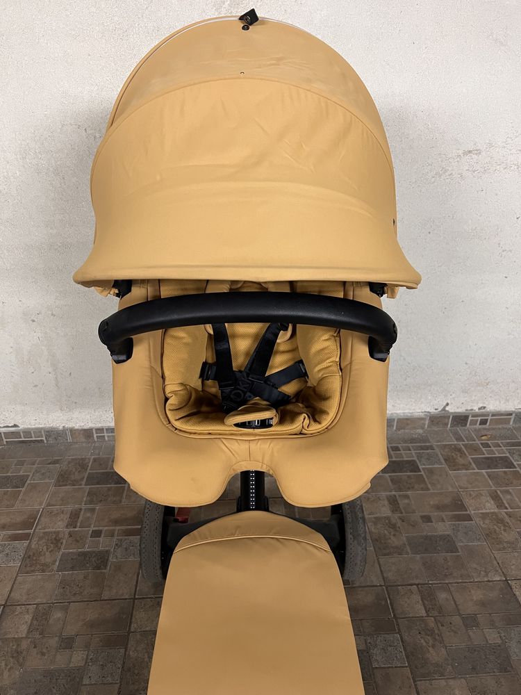 Stokke Xplory X Golden Yellow плюс аксесоари