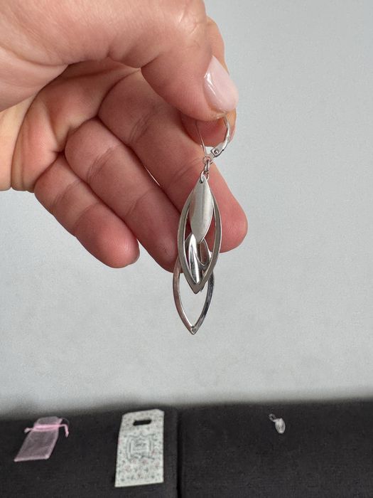 Нови сребърни обеци