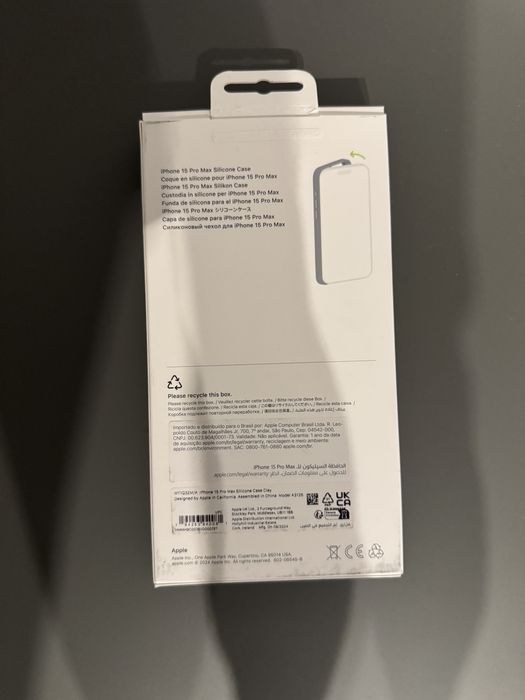 Apple silicone case iPhone 15 pro max Clay