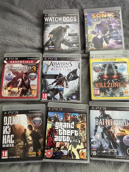 Диски на PS3 original