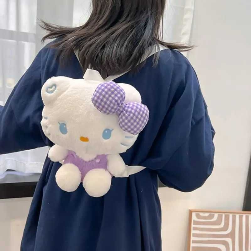 Плюшена играчка Раница Hello Kitty, Чанта Кити, 24см