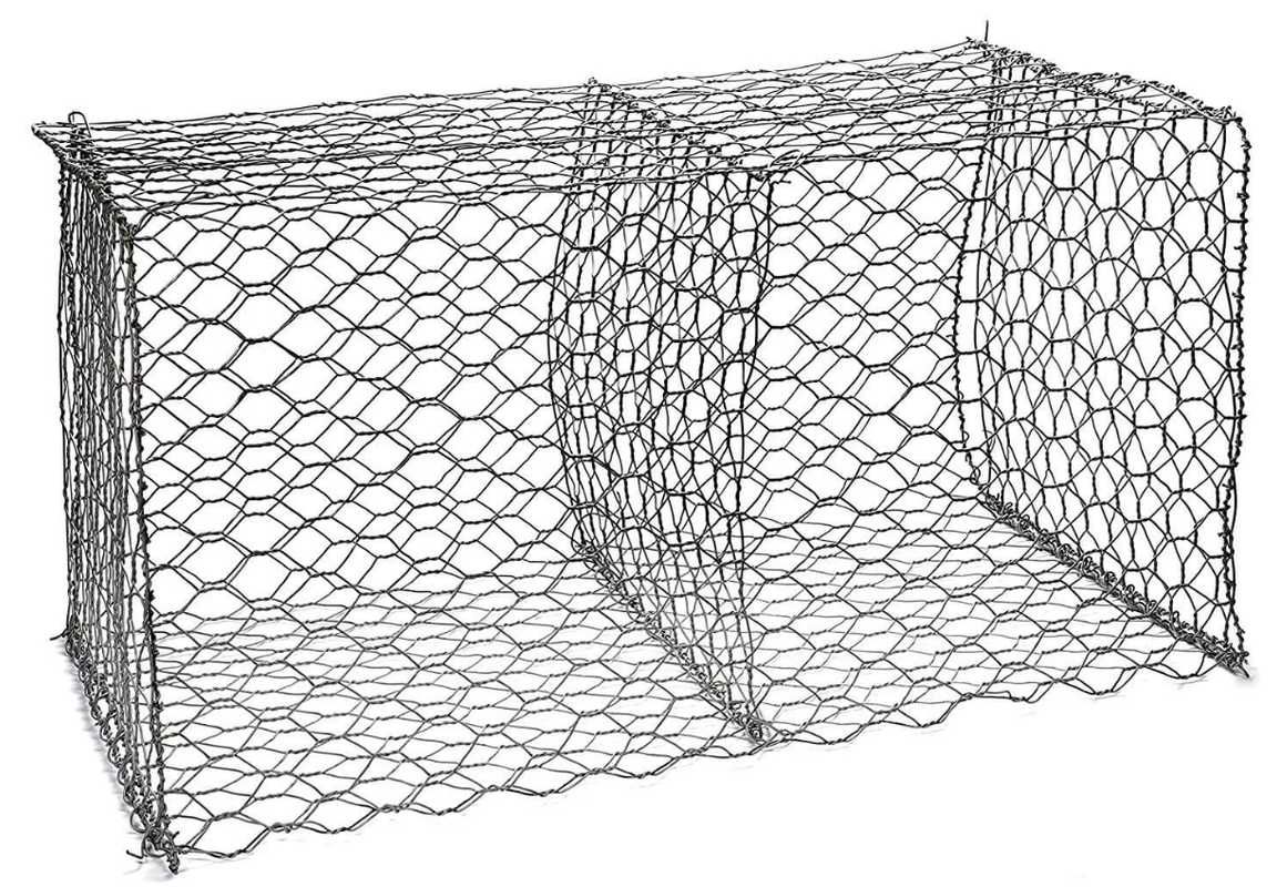 Сетка габионная D= 0,6—5 мм, Размер ячейки: 6х8; 8х10; 50х100