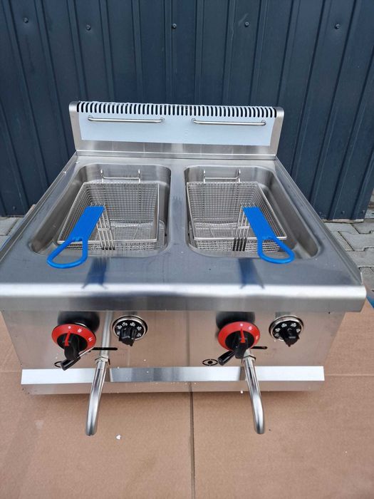 Friteuza pe gaz GPL 15+15 sau 18+18L TRANSPORT GRATUIT