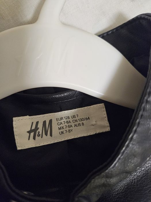 Детско яке еко кожа H&M 128 см 7-8 години
