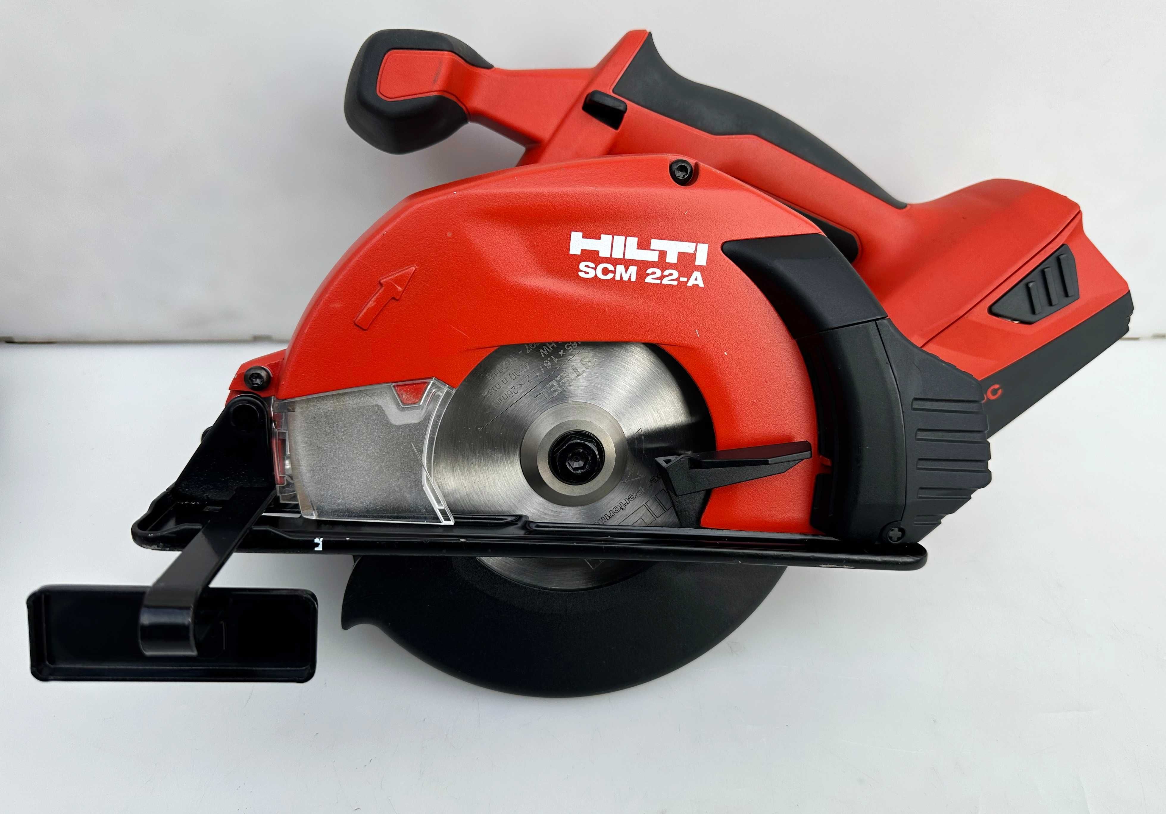 Hilti SCM 22-A - Акумулаторен циркуляр за метал като нов!