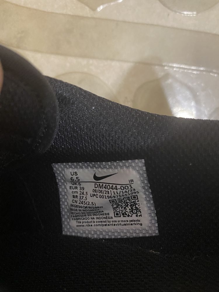 Nike cortez black кроссовки