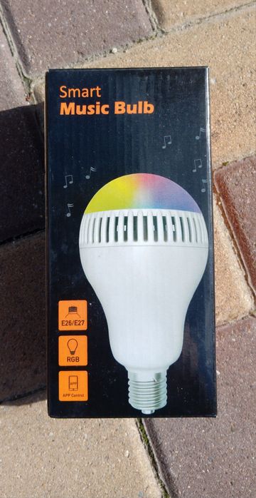 Bec inteligent LED  cu boxa bluetooth