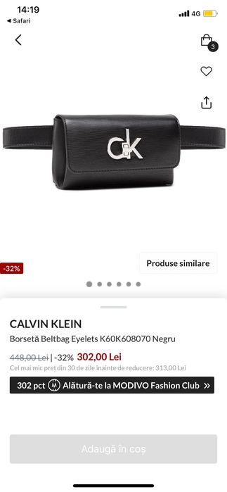Vand borseta CK noua
