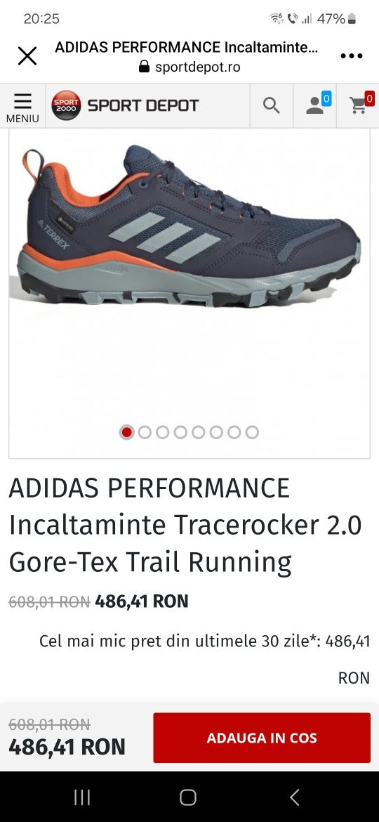 Adidasi Adidas Tracerocker 2.0 GTX noi