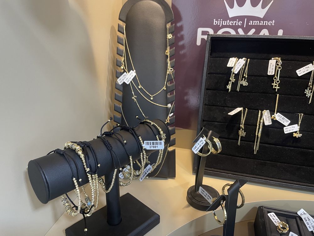 Royal: AUR 14K Inel/Bratara/Cercei/Lant/ de la 289 lei/g bijuterii