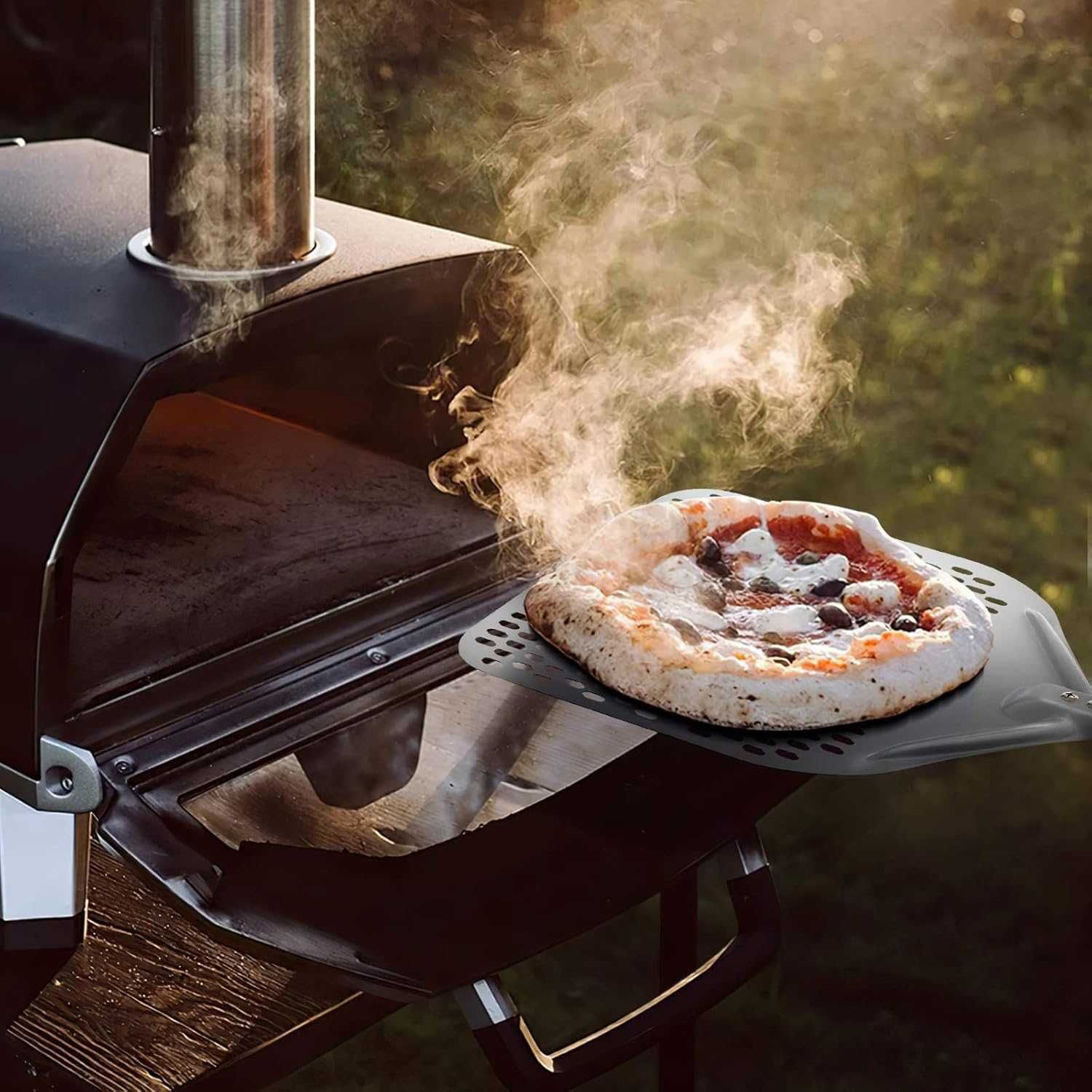 Шпатула за пица HOMEFAVOR 14 Inch Perforated Pizza Peel