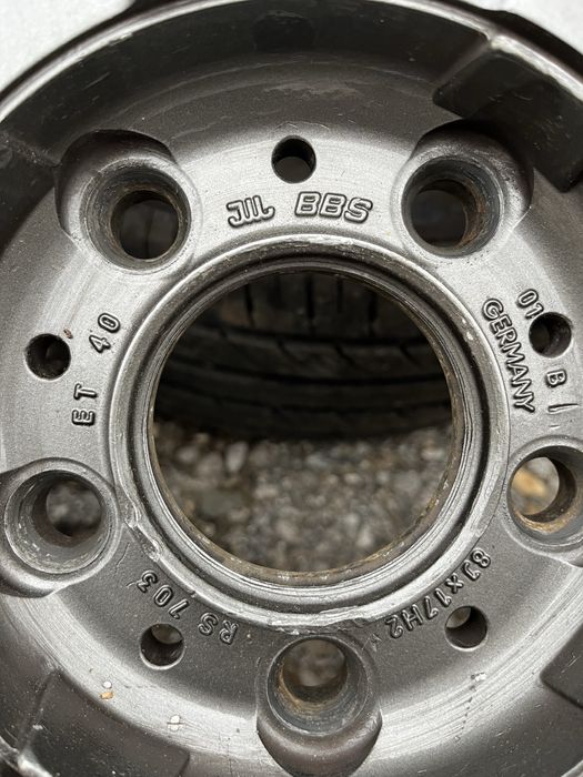 BBS RS703 17” 8Jx17 5x120 (BBS ключ + секретен винт) — 225/45R17