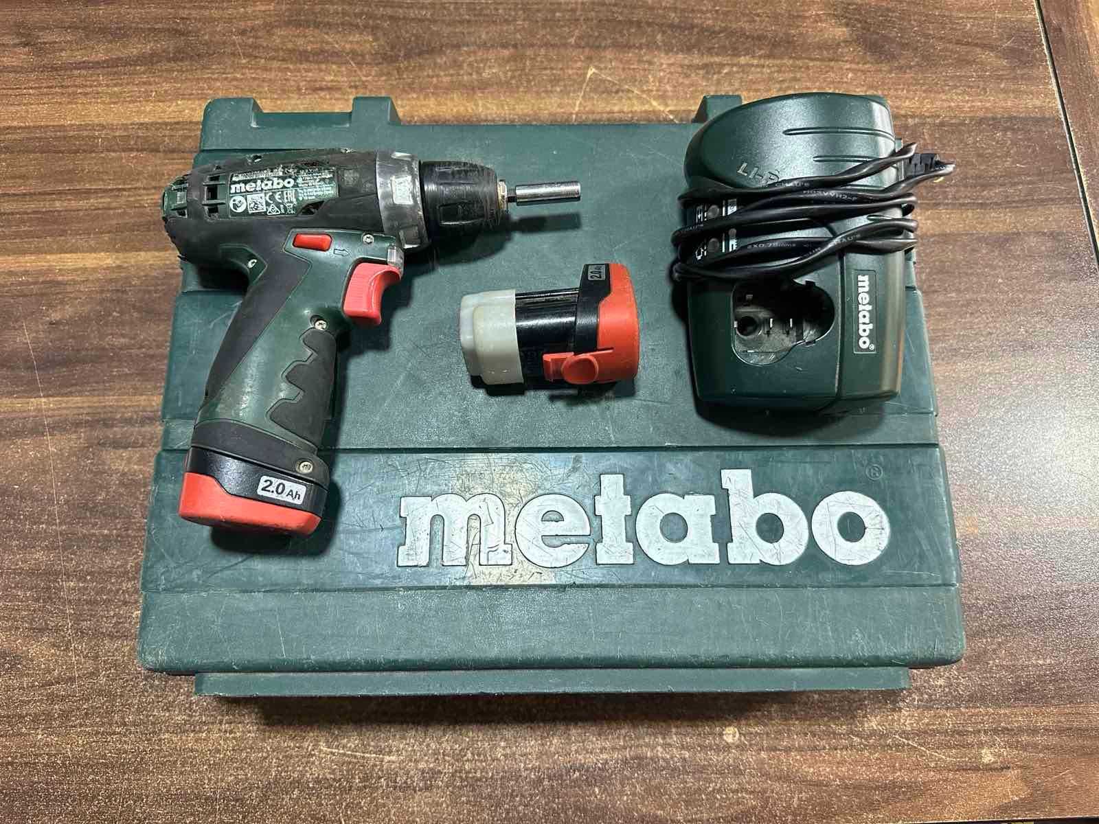 Акумулаторен винтоверт Metabo POWERMAXX BS BASIC с 2 батерии и зарядно