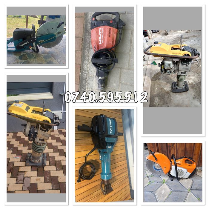 Inchiriez picamer , compactor si drujba beton TULCEA