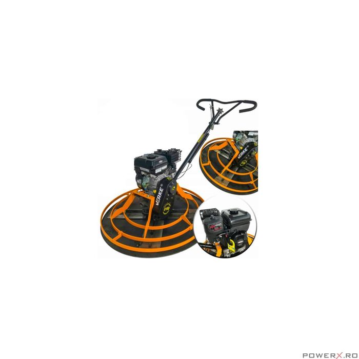 Elicopter slefuitor pentru finisate beton, motor 5CP BRIGGS &