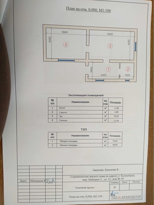 Байтерек-1 времянка Уй сатылады