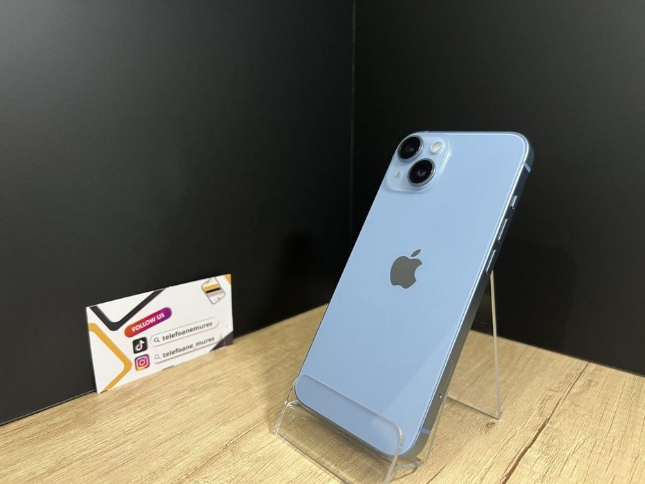 iPhone 14 128Gb Blue Second-Hand Ca nou 3 ani garanție, Telefoane Mure
