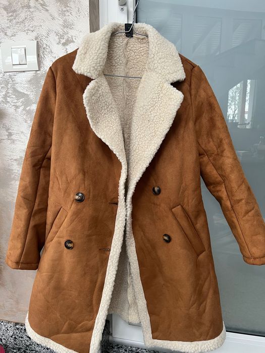 Palton imblanit Shein