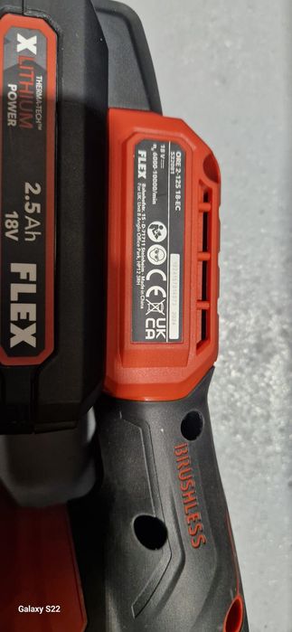 Flex masina de șlefuit pe acumulator