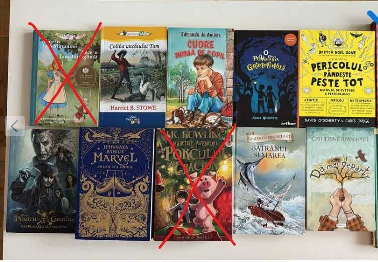 Carti copii 8 ani+ si adolescenti in stare excelenta (8 carti)