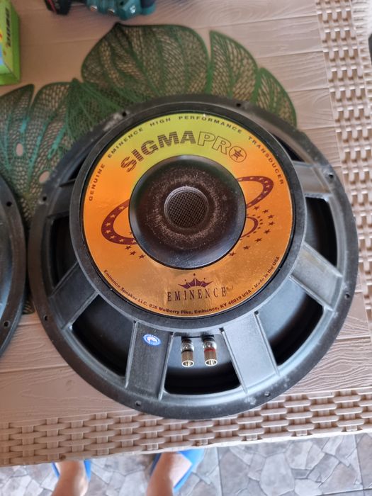 Difuzoare de bas 18 țoli eminence sigma pro