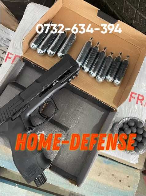 Pistol Airsoft UMAREX HDP=>Auto-Aparare Bile de CAUCIUC 18j/Co2