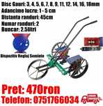 Semanatoare Plantator Reglaj Seminte Legume 2 Randuri LivratGRATUIT BZ