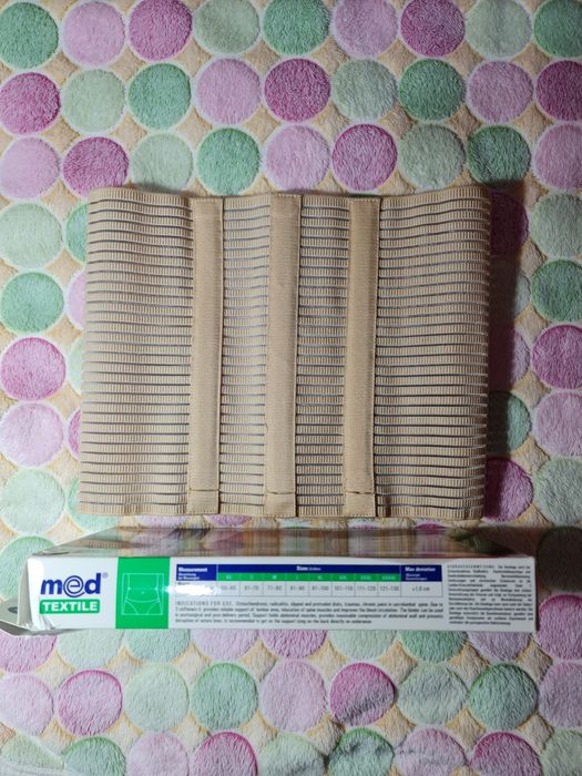 Lombostat curativ - profilactic cu 3 atele rigide mărimea M