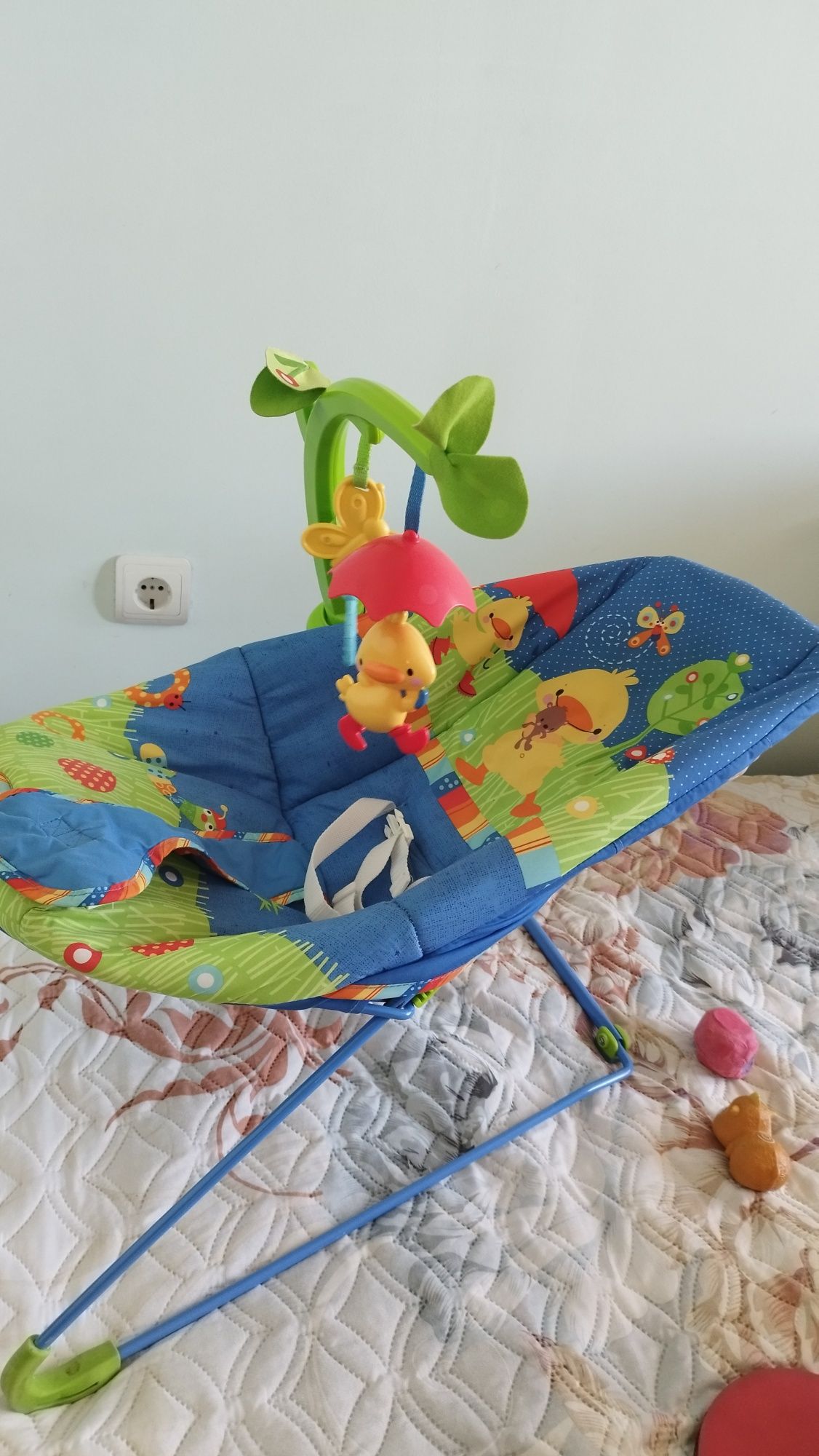 Шезлонг люлка за бебе Fisher Price