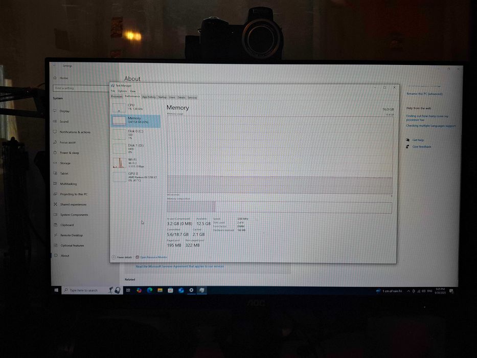 Геймърски компютър с Windows готов за 1080p/1440p