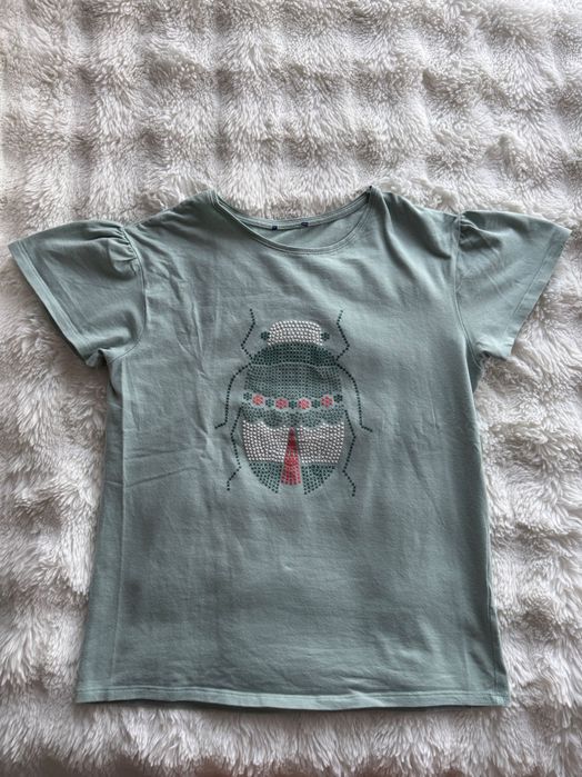 Зелена блуза за момиче