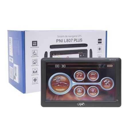 GPS cu Harti camioane si autoturisme , display 7 inch, suport parbriz