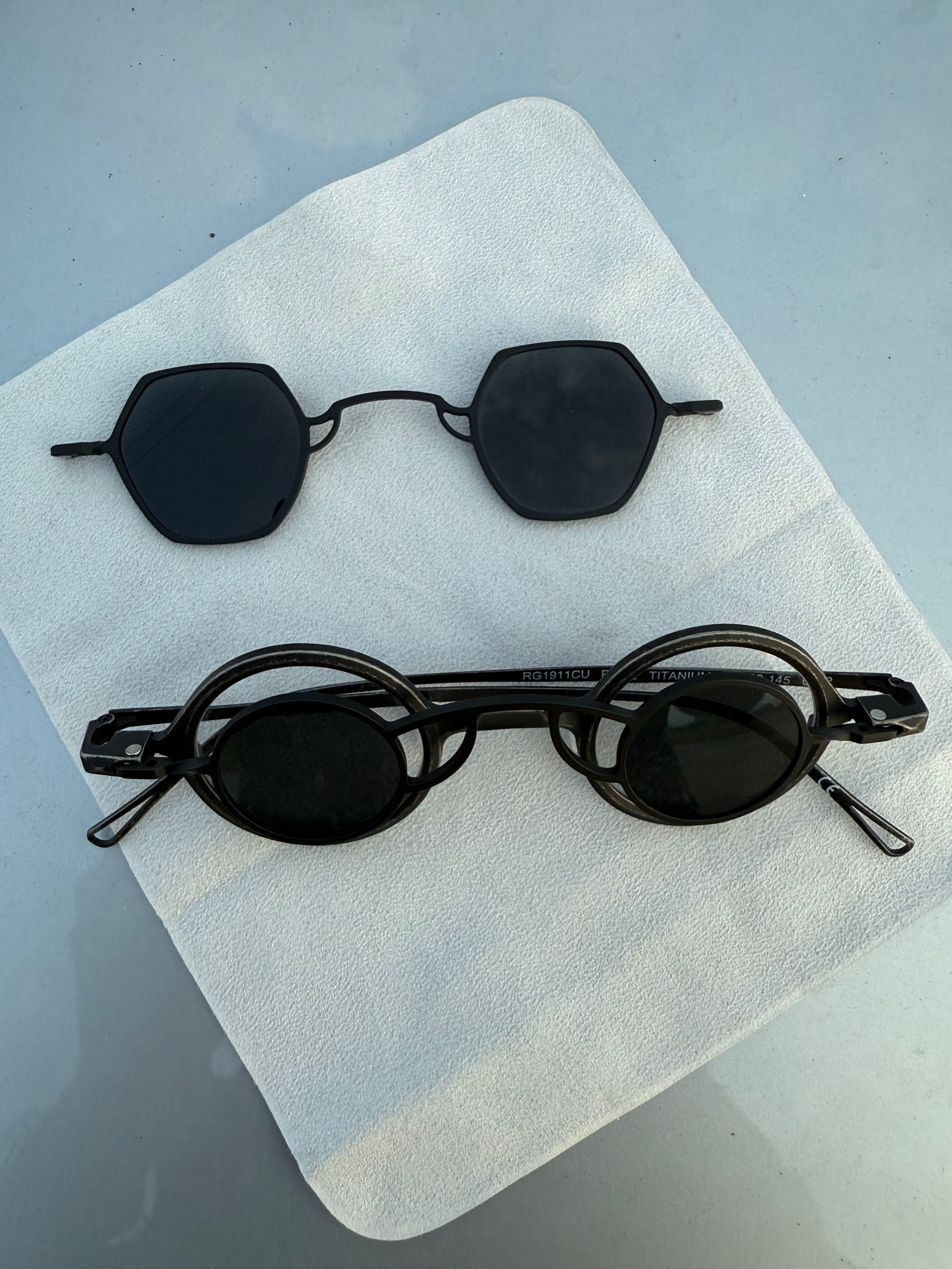 Ochelari Vedere Soare Rotund Clip Magnet