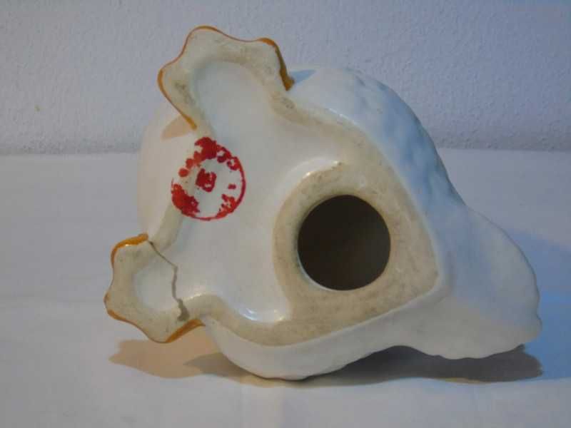 Bibelou vechi românesc rață ceramică