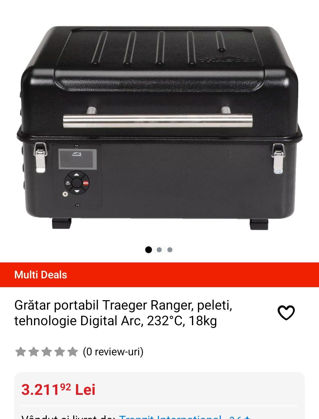 Gratar portabil traeger ranger