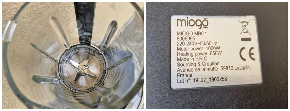 Blender Miogo MBC1, 1000w, 1,75 L